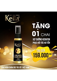 Dầu Gội Phủ Bạc kella Chiết Xuất Thảo Dược Màu Nâu Tự Nhiên