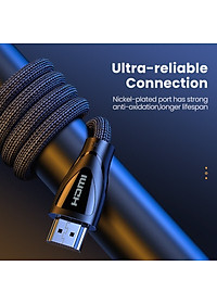 Cáp HDMI 2.1 Ugreen Cao Cấp Chính Hãng HD140 (4K@120Hz x 8K@60Hz- ARC) 80401 80402 80403 80404 Dây Mềm hàng chính hãng