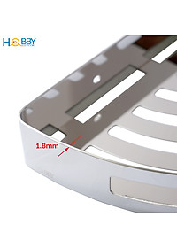 Kệ góc nhà tắm inox 304 loại dày 1.8mm mẫu khoan Hobby Home Decor KG2