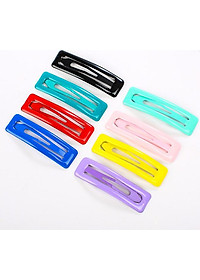 Kẹp tóc kim loại mẫu Hàn KAH63 hình vuông mẫu HOT (chọn mầu)