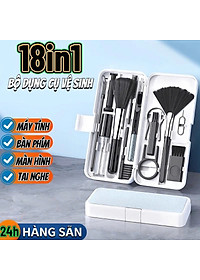 Bộ Dụng Cụ Vệ Sinh Tai Nghe, Bàn Phím, Máy Tính Đa Năng 7 Trong 1, Nhỏ Gọn, Tiện Lợi , Bộ Vệ Sinh Laptop Đa Năng 7 in 1 7in1 Cao Cấp Vệ Sinh Tai Nghe Điện Thoại, Màn Hình, Máy ảnh Nhựa Abs Cao Cấp Dùng Cho / Airpods / iPhone / iPad Quà - Hàng Nhập Khẩu 1