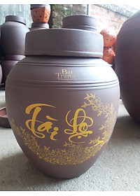 Hũ đựng rượu gốm sứ Bát Tràng loại 15L