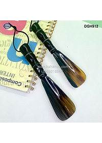 Đón giày bằng sừng tay cầm đốt trúc VIP (Dài 20cm) DGH912 - Chuyên dụng cho giày cao cấp - Cho giày Nam & Nữ - Product of HAHANCO