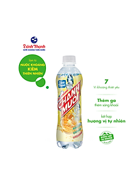 Thùng 24 chai Nước Khoáng Thiên Nhiên Có Ga Đảnh Thạnh Khoáng Chanh Muối 430ml