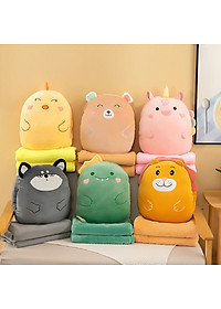 Chăn Gối Văn Phòng Cao Cấp ANKAN (15 LỰA CHỌN), Gấu Mềm Mịn, Thời Trang, Thiết Kế Hiện Đại, Xinh Xắn