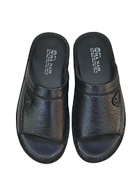 Dép Nam Quai Ngang HÀ NAM Da Bò Thật Cao Cấp DNA2124