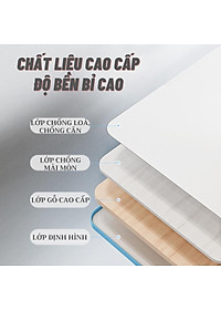 Bộ bàn học cho bé Sakawin S80 và Ghế G90 mới nhất, Bàn học sinh có giá sách Nâng hạ tay quay, Giá Nhập