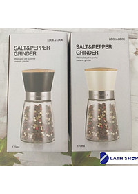 Hũ Xay Tiêu Thủy Tinh Lock&Lock CKO116 -170ml -Nhiều Màu - Hàng Chính Hãng