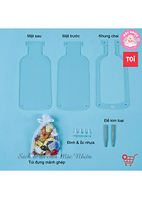 Đồ chơi xếp hình puzzle trong chai Pet in the Botte và Tiệc trà nữ thần bằng Acrylic trong suốt - Hãng TOI WORLD