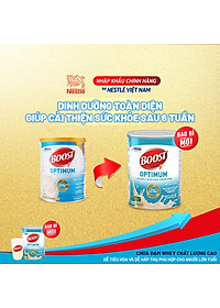 [Mẫu mới] Sản phẩm dinh dưỡng y học Nestlé Boost Optimum bổ sung dinh dưỡng cho người lớn 400g