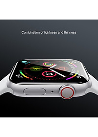 Miếng dán cường lực 3D Nillin AW+ Cho Apple Watch 44mm (Chống va đập, Độ nét Full HD, chống vân tay) - Hàng chính hãng