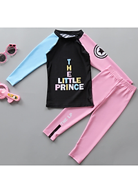 Đồ Bơi Bé Gái Và Bé Trai Tay Dài Quần Dài Họa Tiết Little Prince BB039 MayHomes Long Sleeves And Long Pants Kid's Swimwear With UPF 50 Sun Protection