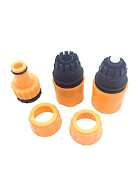 Đầu nối ống nước, đầu nối nhanh - Bộ 3 đầu nối vòi nước tưới cây ( phù hợp cho 3/4 và 1/2 tiêu chuẩn)
