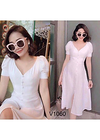 ĐẦM VINTAGE TAY PHỒNG MYMY