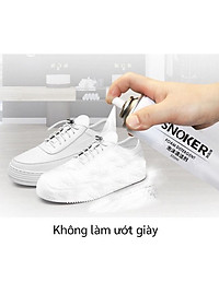 Chai Xịt Bọt Tuyết Vệ Sinh Giày Dép Tẩy Trắng Cao Cấp SNOKER Giặt Khô Siêu Tốc Bảo Vệ Giày Snoker Thể Thao Khỏi Bị Ố Vàng, Phai Màu 