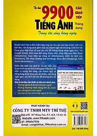 Tự Học 9900 Câu Giao Tiếp Tiếng Anh Thông Dụng Trong Đời Sống Hàng Ngày