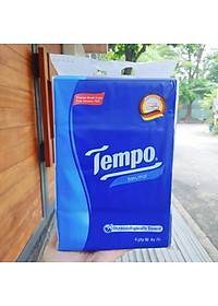 Lốc 4 Gói Khăn Giấy Cao Cấp Tempo Softpack Không Mùi, 4 Lớp, Không Gây Kích Ứng Da (90 Tờ/ Gói) - Thương Hiệu Đức