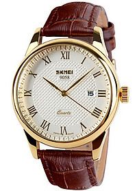 Đồng Hồ Cặp Đôi Dây Da SKMEI 9058 - DHA278