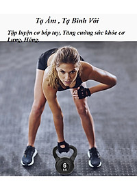Tạ Ấm 4kg , Tạ Bình Vôi Bê Tông Bọc Nhựa PE Cao Cấp Luyện Tập Thể Dục Thể Hình Tại Nhà Với Tạ Bình Vôi Để Có Vóc Dáng Như Ý