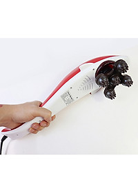 Máy mát xa cầm tay cá heo 6 đầu Nikio PL 608B điện tử