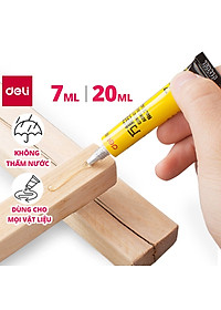 Keo Dán Giày, Gỗ, Nhựa, Sứ Siêu Dính Chống Thấm Đa Năng Deli - 7Ml / 20Ml - 7140 / 7149 