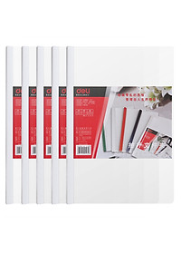 File Rút Gáy A4 15Mm Deli, Xanh Dương/Xanh Lá/Đỏ/Vàng - 2 Chiếc - E5532