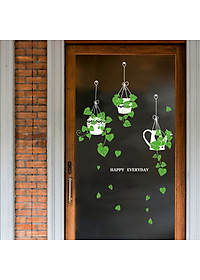 Decal dán tường dán kính giỏ cây SK9343ds