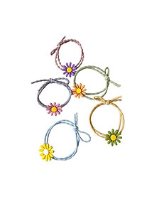 Dây buộc tóc nữ hoa cúc họa mi [Set 10 dây] NASI dễ thương phong cách hàn quốc thun cột tóc nữ co giãn tốt phụ kiện tóc