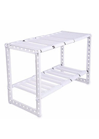 Kệ 2 tầng để đồ nhà bếp đa năng