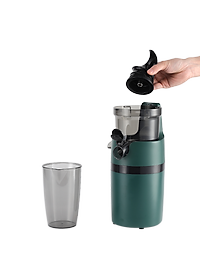 Máy ép chậm Nagakawa NAG0818 (200W) - Trục ép 6 phân đoạn kiệt bã - Ống tiếp thực phẩm lớn - Hàng chính hãng