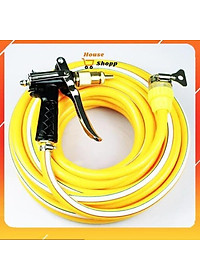 Bộ vòi xịt tăng áp 3 lần rửa xe tưới cây điều chỉnh mức nước tiết kiệm nước đa năng 206400