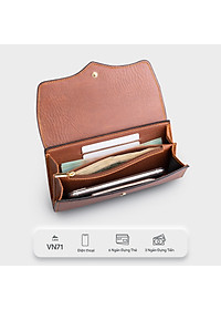 Ví Lata ( Thời trang nữ dáng cầm tay dáng dài - Ví da VN71 )