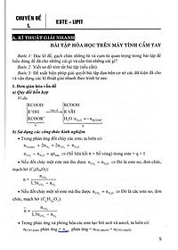 Giải Nhanh Bằng Máy Tính Bỏ Túi Môn Hóa Học 12 (Dùng Chung Cho Các Bộ SGK Hiện Hành) 