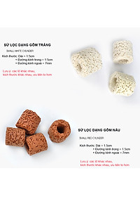 Sứ Lọc Hồ Cá 1.5KG/2KG vật liệu lọc nước bể cá cảnh, hồ thủy sinh cao cấp