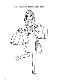 Barbie Xinh Đẹp 3 (Sách Tô Màu Có Hình Dán)