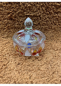 THỐ ĐỰNG MỨT TẾT THỦY TINH CÓ CHÂN - VD22
