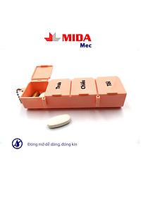 Set hộp chia thuốc 7 ngày MidaMec 7 màu