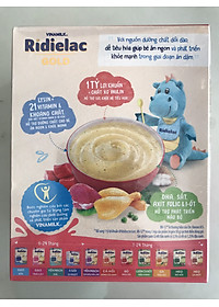 COMBO 2 HỘP BỘT ĂN DẶM RIDIELAC GOLD 4 VỊ MẶN - HỘP GIẤY 200G