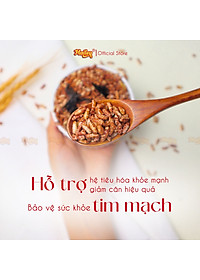 [COMBO 2 TÚI 150G] Gạo lứt giảm cân ăn liền Mailey - gạo lứt sấy rong biển/cháy tỏi ăn kiêng healthy