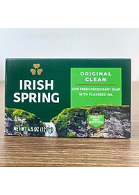 SET 5 BÁNH XÀ BÔNG CỤC IRISH SPRING ORIGINAL USA HƯƠNG DỊU NHẸ