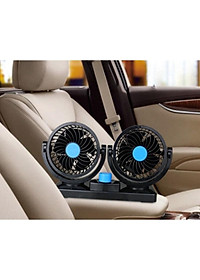 Quạt Đôi Cho Xe Ô tô Chạy điện DC 12v an toàn, tiện lợi