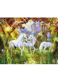 Bộ tranh xếp hình cao cấp 500 mảnh ghép – Unicorn