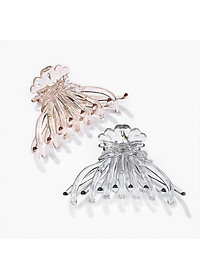 Kẹp càng cua size to 8 răng trong suốt kiểu Hàn Quốc KAH147