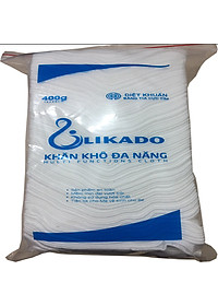 Combo 3 bịch khăn vải đa năng likado 400g (kích thước 15 x20)