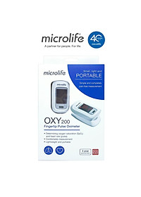 Máy Đo Nồng Độ Oxy Trong Máu Và Nhịp Tim Microlife OXY200 | Máy Chuyên Dụng Tại Các Bệnh Viện , Phòng Khám , Gia Đình
