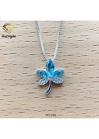 Dây chuyền bạc 925 Huệ Ngân - Lá phong đẹp PP1596