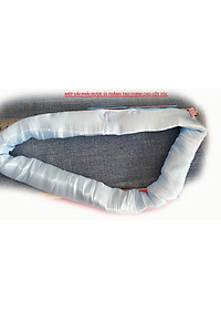 Cột tóc scrunchies màu ngọc ánh kim sang trọng size trung lớn