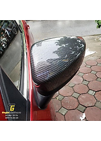 Bộ ốp gương chiếu hậu Mazda 2 2015-2021 vân Carbon cap cấp