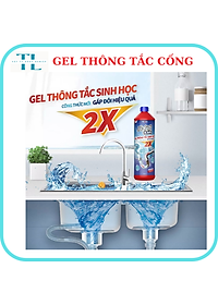 Gel thông tắc sinh học AIKOMI vệ sinh bảo vệ đường ống, làm sạch, chậu rửa bát, nhà vệ sinh, cống