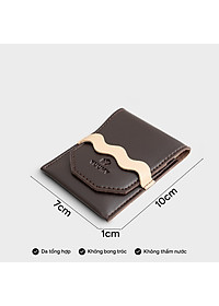 Ví Yuumy ( Thời trang nữ nắp gập cách điệu cỡ nhỏ - Ví móc khóa da Seasand YV81 )